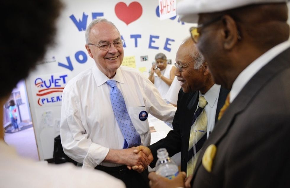 Harris Wofford has had two great loves: his wife of 48 years and his soon-to-be husband.