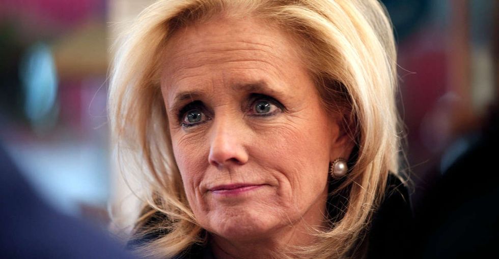 Rep. Debbie Dingell's speech about the time her dad held a gun on her gave me chills.