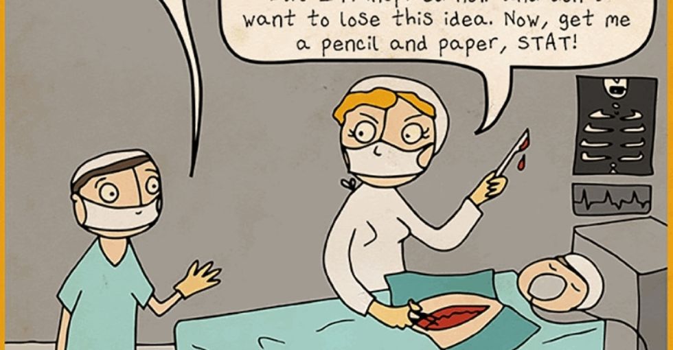 18 comics that explain how to be creative when your family and self-doubt get in the way.