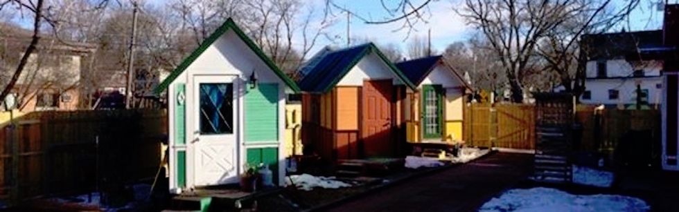 Big problem, tiny solution — but these tiny homes for the homeless just might work.