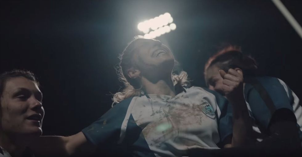Yes, there's blood in this tampon commercial. And yes, it's awesome.