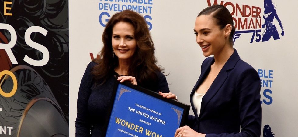 'Seriously?' Wonder Woman actor helps put her character's U.N. controversy in perspective.