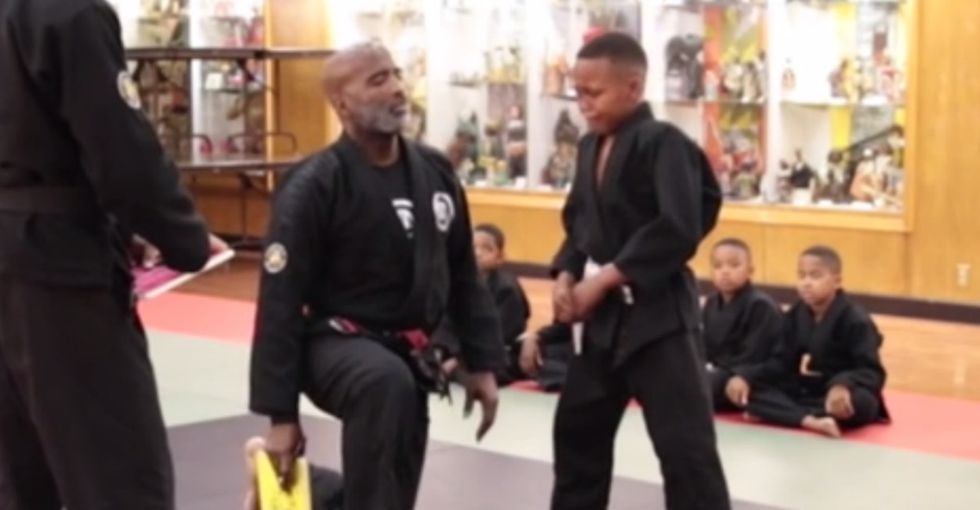 An instructor telling a student ‘It’s OK to cry’ is going viral for all the right reasons.