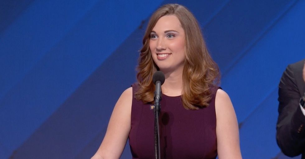 For the first time ever, a transgender woman addressed the DNC.