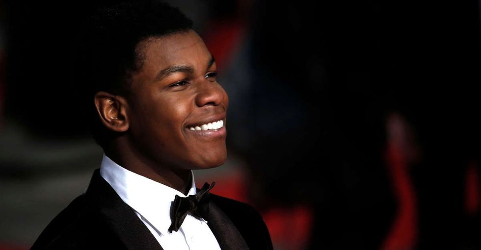 When a little girl asked John Boyega 'Where's Rey?' he gave the world's best answer.