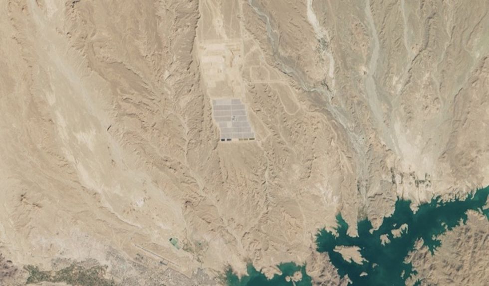 There's a solar farm in Morocco that's so big you can see it from space.