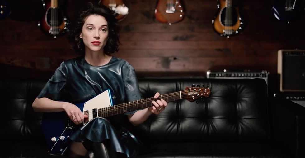 This is the guitar women have been waiting for. Thank you, St. Vincent.