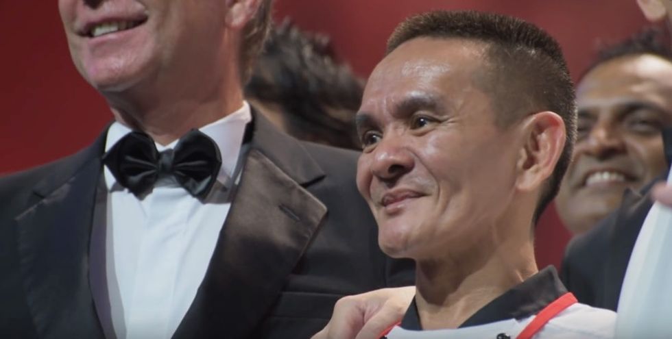 A street vendor in Singapore is being recognized as one of the best chefs in the world.