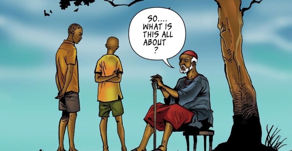 Nigerian schools cut history classes — so these comic books are picking up the slack.