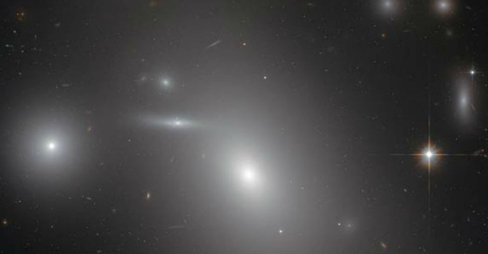 What you can't see in this photo? Galaxy 4889’s massive black hole.