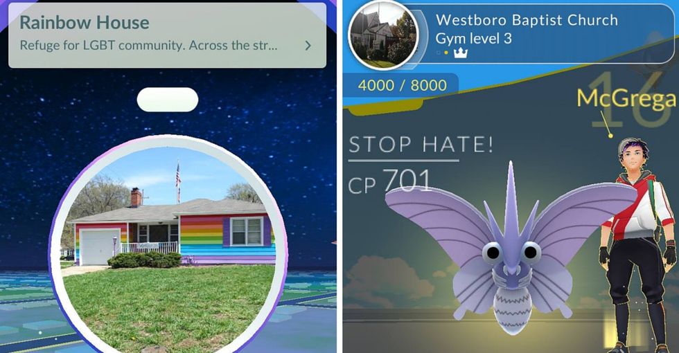 An LGBTQ activist is battling the Westboro Baptist Church in Pokémon Go. Yes really.