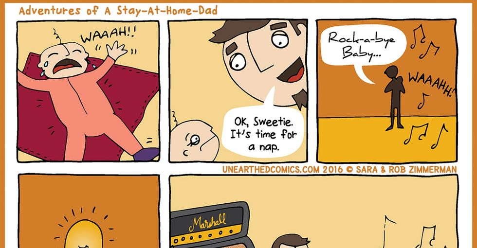 A thank-you letter to my stay-at-home-dad husband, told through comics.