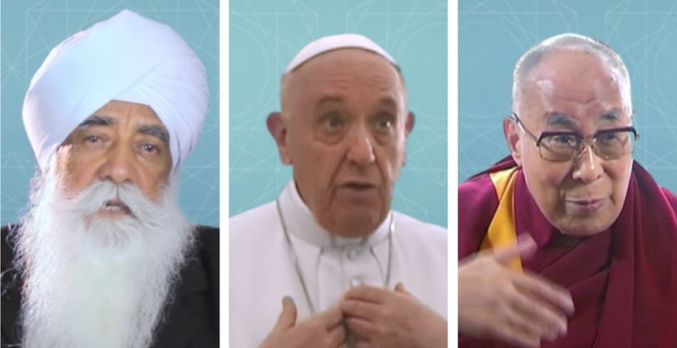 World faith leaders delivered a rare joint statement. Here's what they had to say.