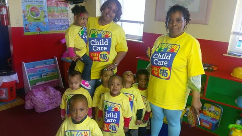 The inspirational journey of one child care worker and her Fight for $15.