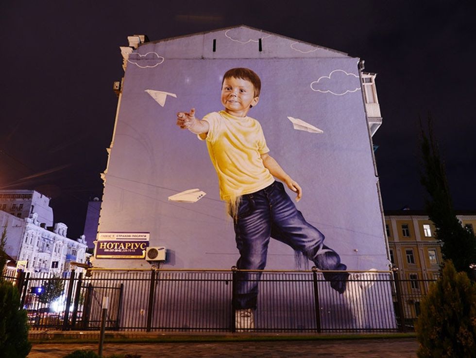 This resilient Ukrainian city may just have the most beautiful murals