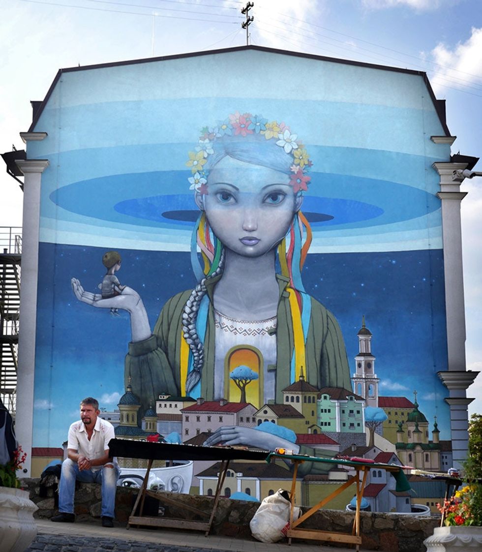 This resilient Ukrainian city may just have the most beautiful murals ...