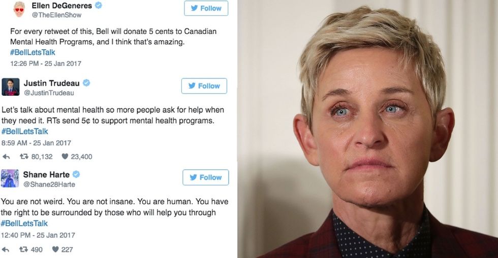 The best tweets about mental health from a massive online fundraising campaign.