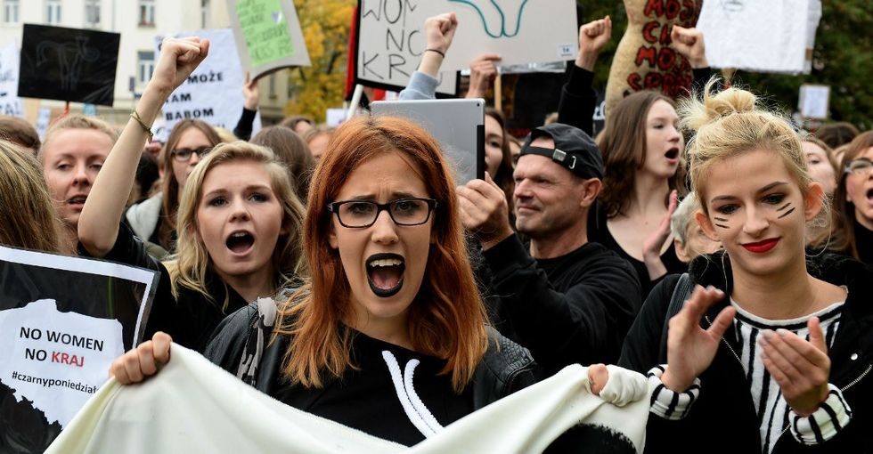 10 badass pics from Poland’s massive protest in support of abortion rights.