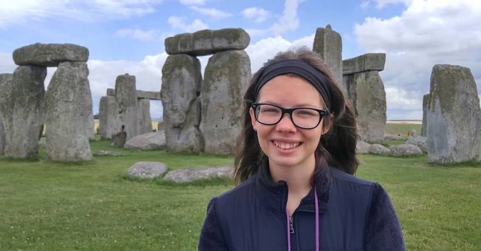 A super-rare illness might take her sight, so she's seeing the world while she still can.