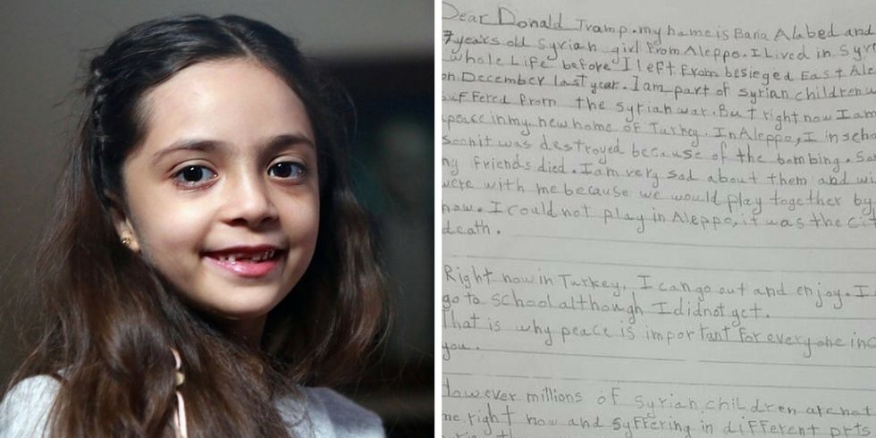 Will Trump respond to this 7-year-old refugee's plea for help?