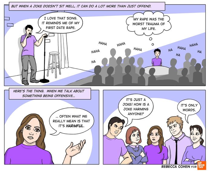 This Artist Brilliantly Tackles The Concept Of Being Offended In A Colorful Comic Upworthy