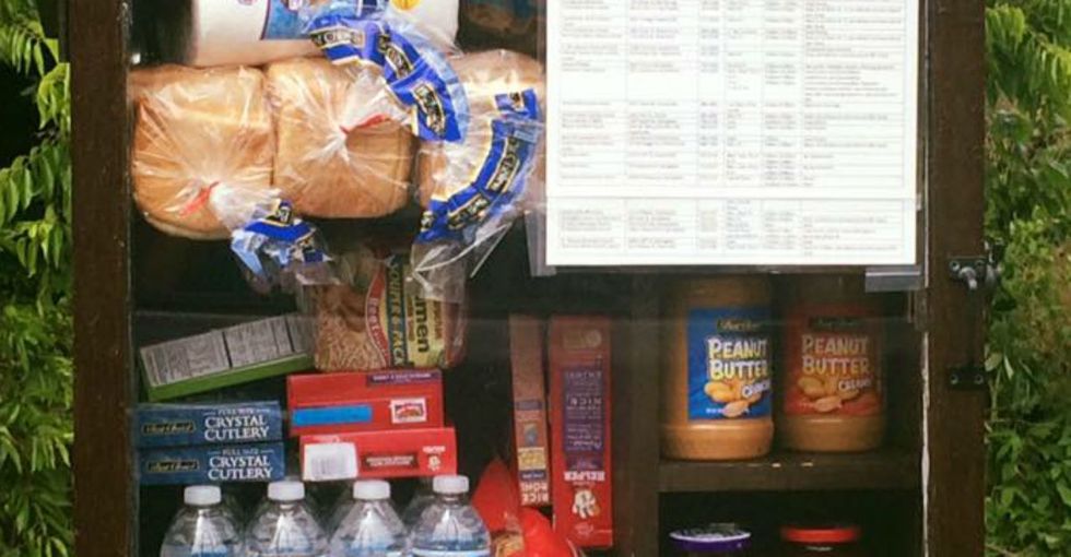The newest fad in people helping people: Little Free Pantries.