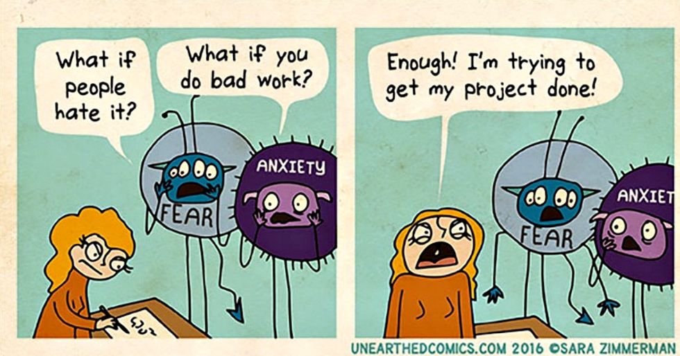 Anxiety affects everyone differently. These comics offer some great coping tips.