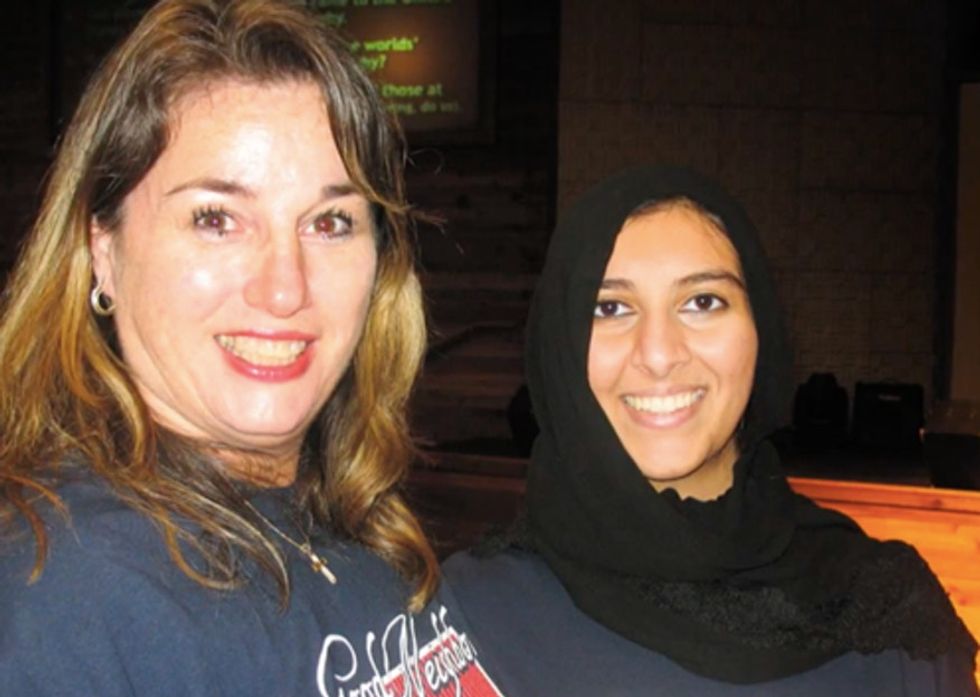 What happens when a Muslim center opens up across from a Christian church? Community.