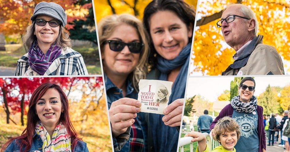 6 voters told us why they visited Susan B. Anthony's grave today.