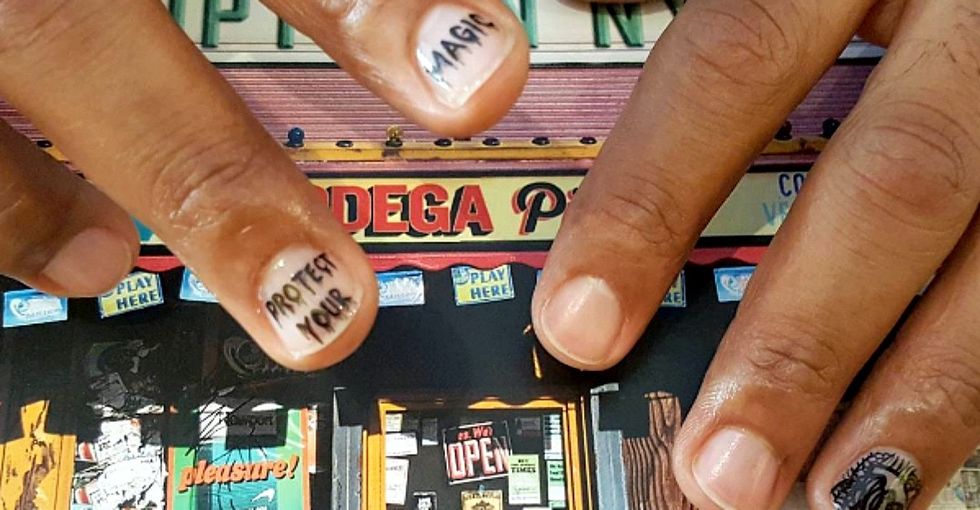 12 incredibly detailed works of nail art that send powerful messages.