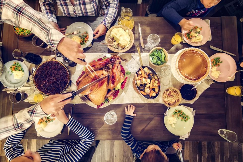 25 helpful and hilarious tips for surviving a stressful post-election Thanksgiving.