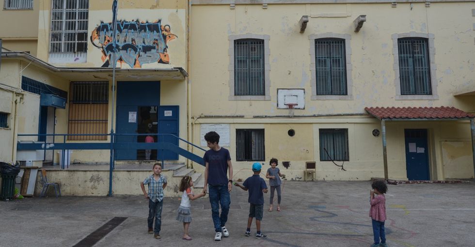 They saw refugees sleeping in tents. So they made them a home.