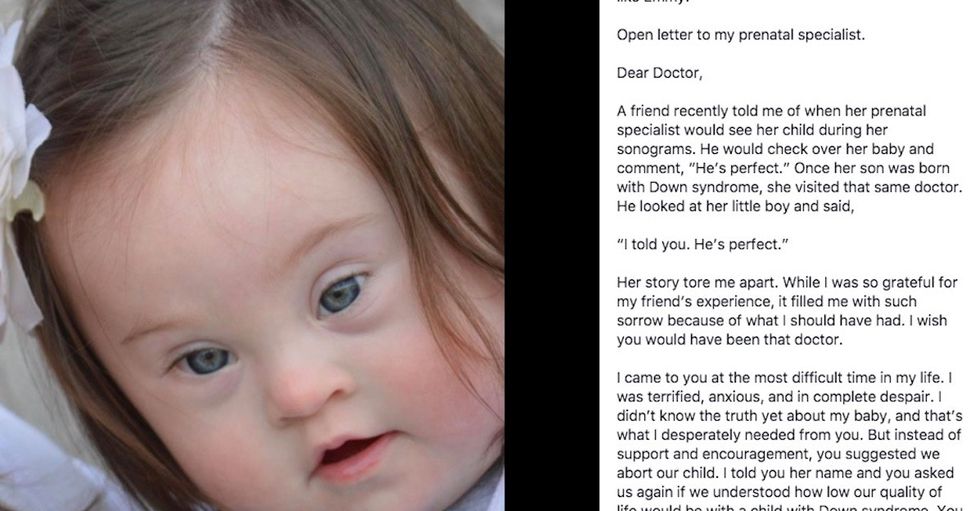 A mom's heartbreaking letter to the doctor who never 'told her the truth' about her baby.