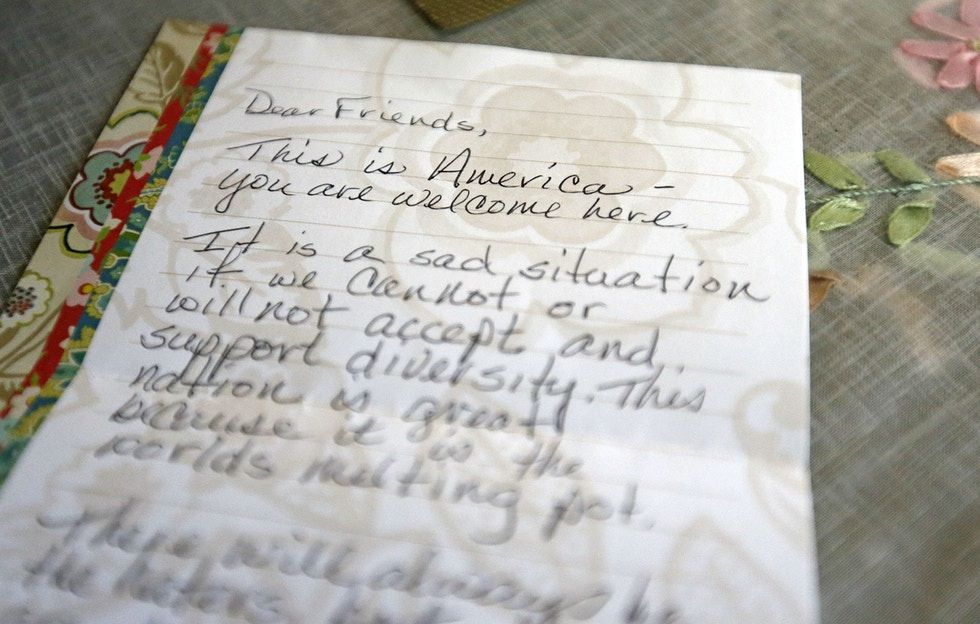 A Muslim family got a hateful letter, and over 100 people answered it with kindness.
