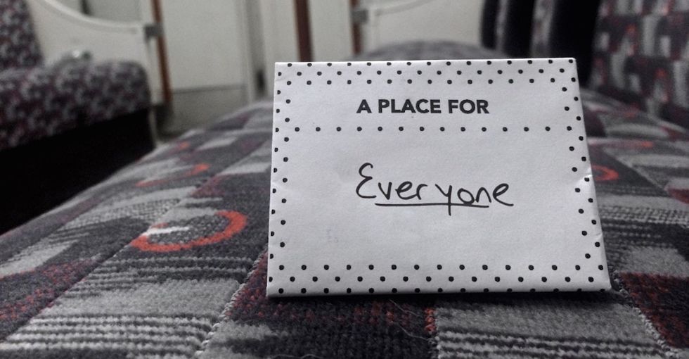 People everywhere are leaving little notes to make the world feel more welcoming.