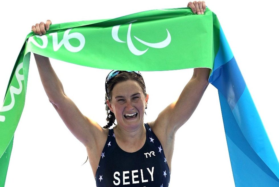 Meet the woman who won the first gold medal in PT2 triathlon Paralympic history.