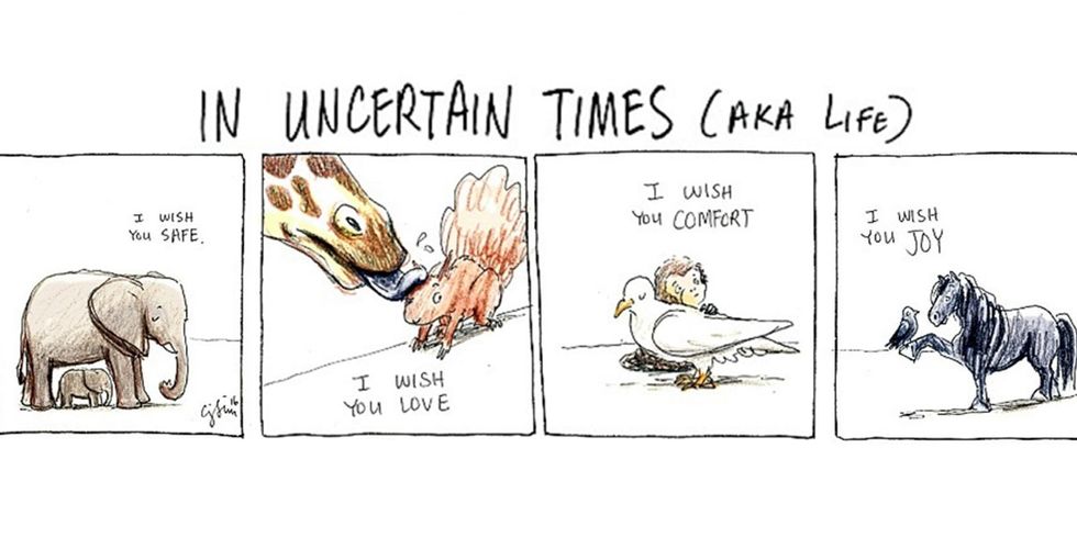 11 funny and poignant comics about being there for each other in times of trouble.
