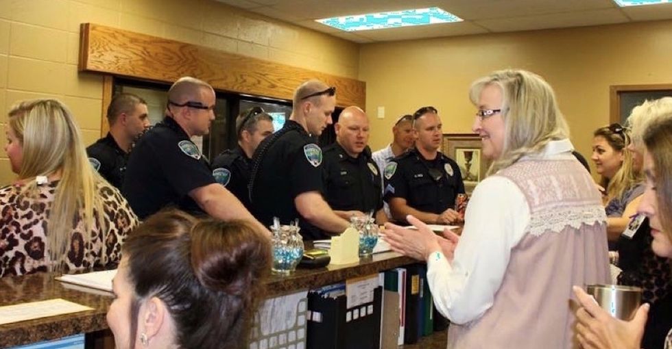 The incredible story of how police and firefighters stepped in as subs after a tragedy.