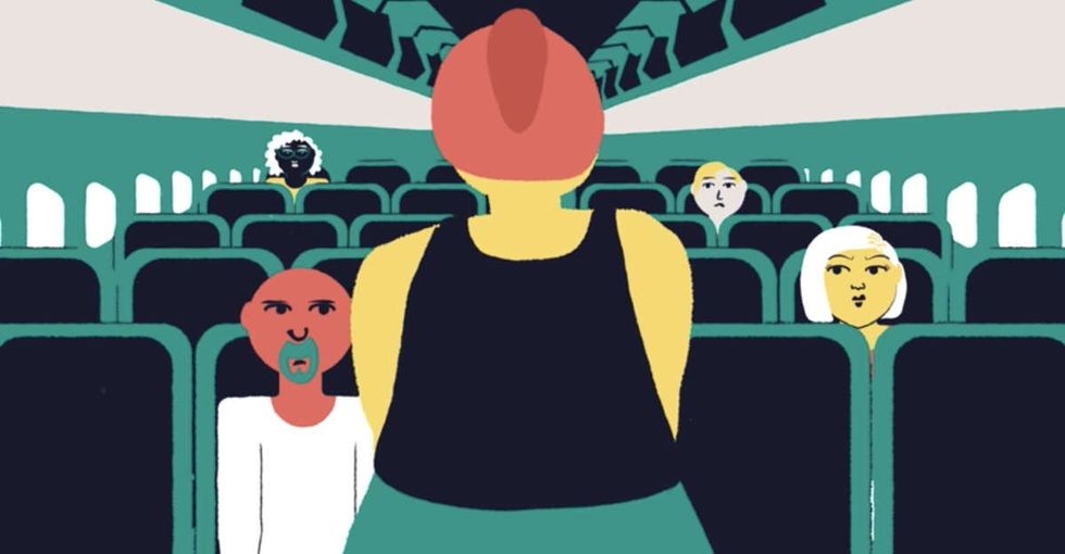 9 women describe the frustration, shame, and heartbreak of being a fat person on a plane.