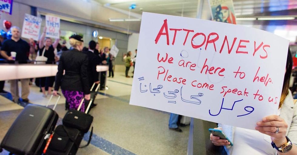 With Trump's travel ban still in flux, these lawyers created a brilliant way to help.