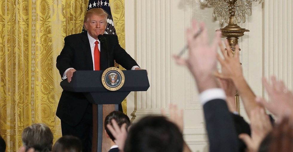 Trump agrees to meet with the Congressional Black Caucus after a press conference flub.