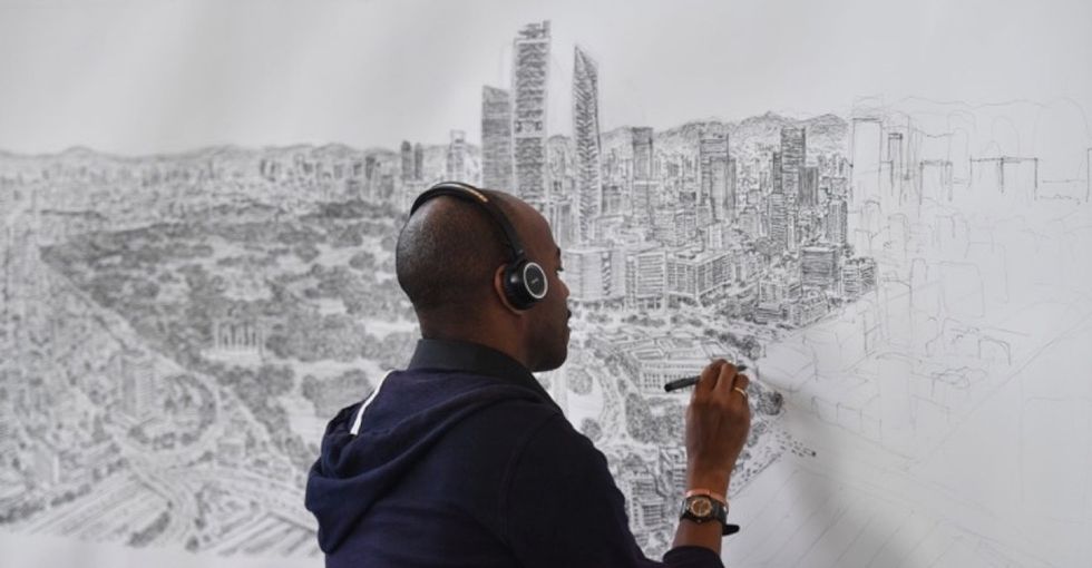 See the jaw-dropping sketches The Human Camera draws from memory.