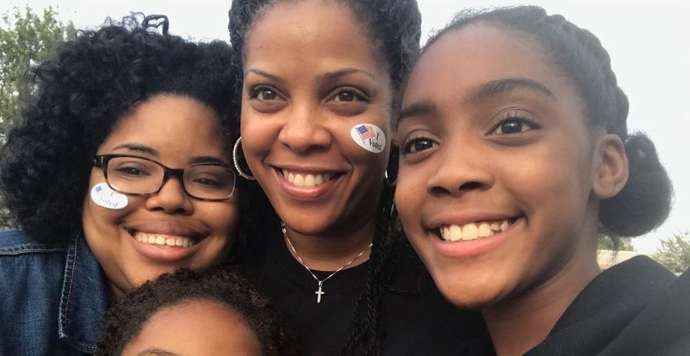 9 inspiring photos of parents and children practicing democracy together at the polls.