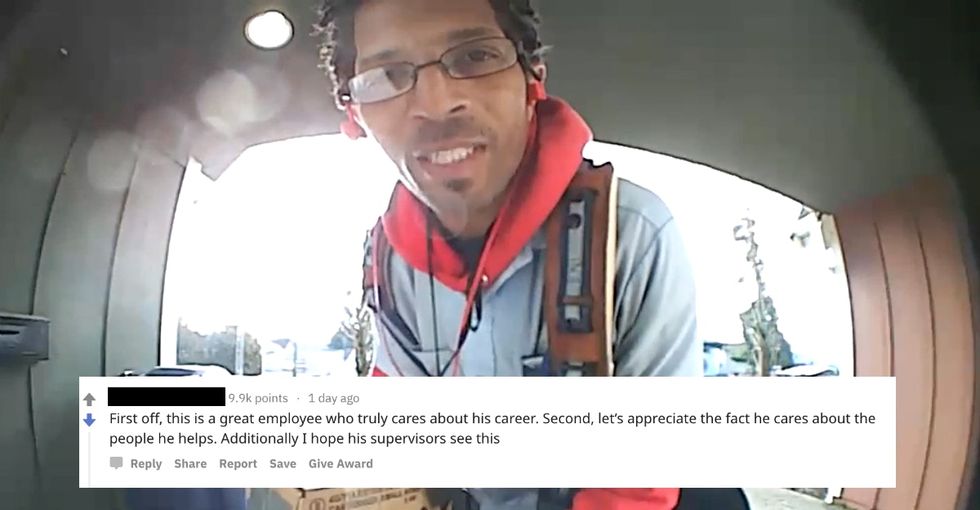 World's kindest mailman has a unique way to combat package thieves.