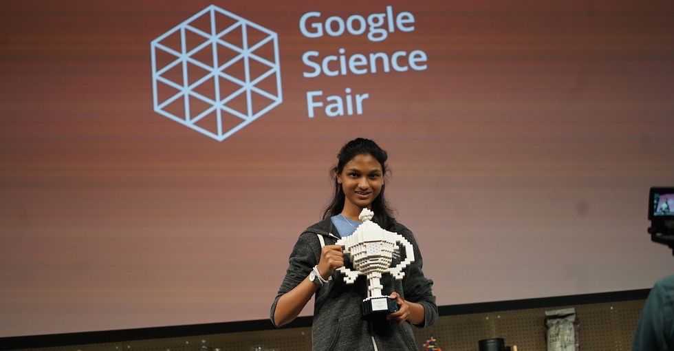 This science fair winner is taking on global drought using oranges and avocados.