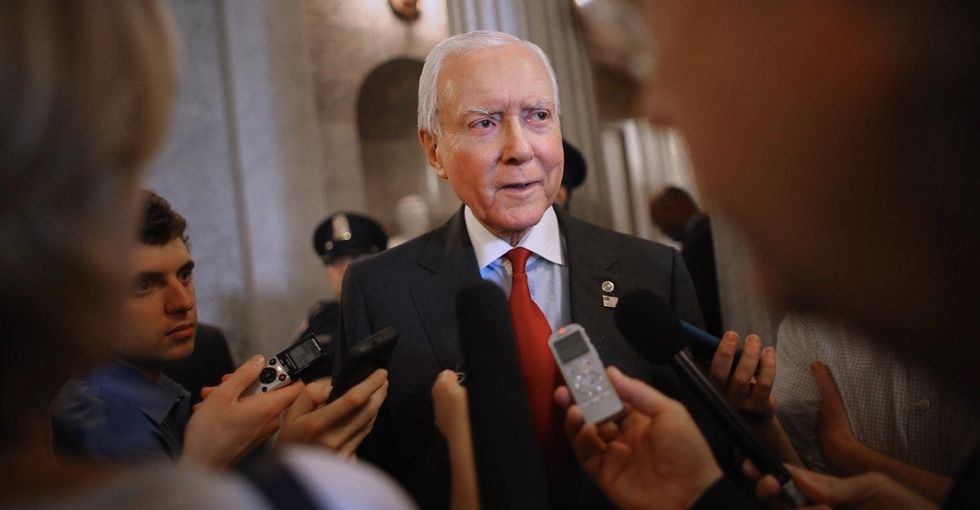 The Senate's longest-serving Republican is standing up for Democrats — for a smart reason.