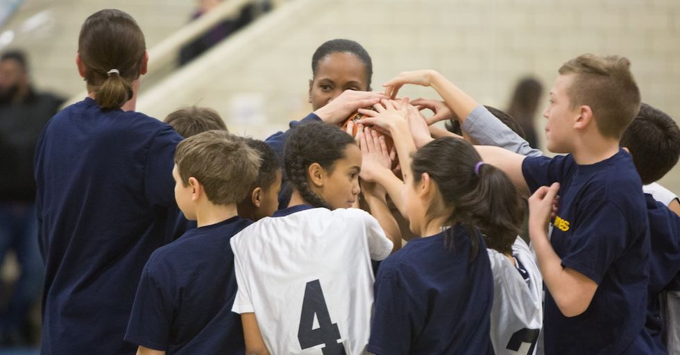 All's fair in love and basketball until you ask a co-ed team to play without the girls.