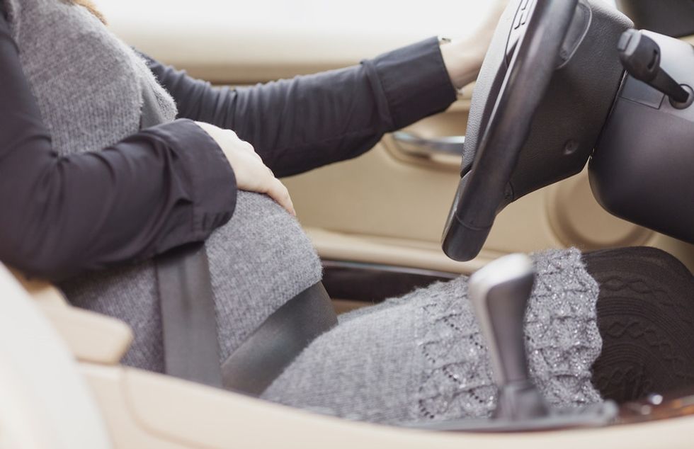 A pregnant mom found peace of mind on the road with a helpful piece of tech called Hum.