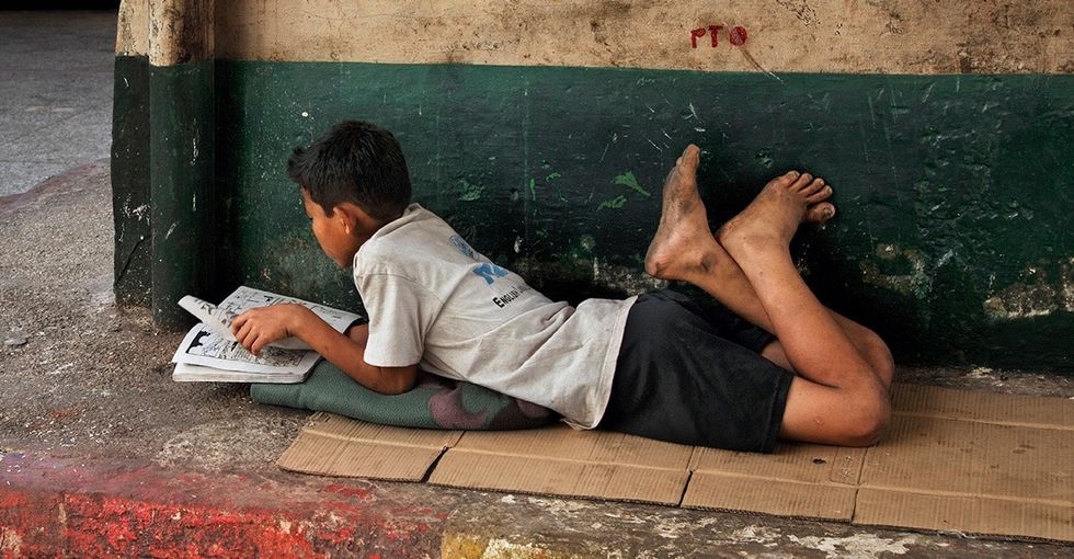 A world-famous photographer captured candid pictures of people reading.