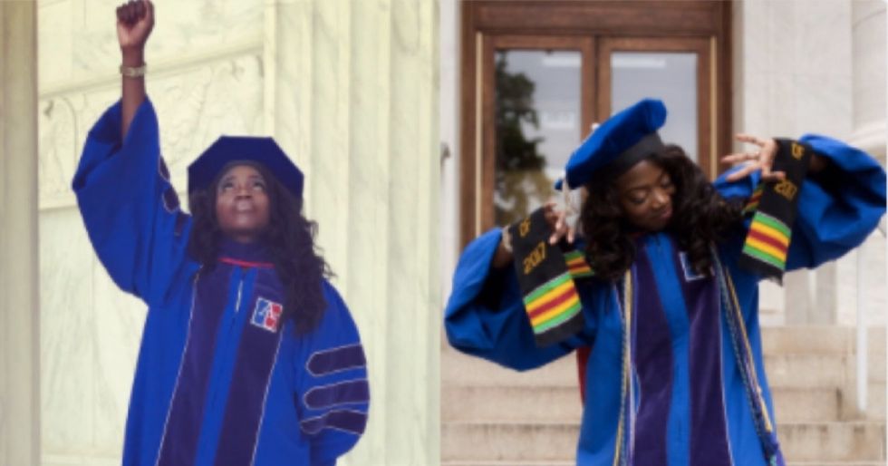 Black grads are celebrating their success with this empowering hashtag.